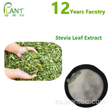 Polvo de extracto de hoja de stevia edulcorante natural de alta pureza